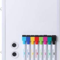 Mr. Pen- Dry Erase Board, 12.5" x 9.5" With 8 Markers and 2 Magnets, Small Whiteboard, Mini Magnetic Board